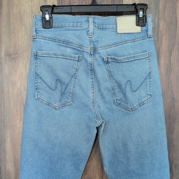 Citizens Of Humanity Isola Crop Kick Vintage Fray Hem Jeans 27M461